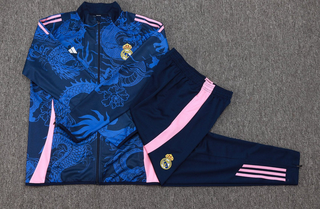 NEW REAL MADRID TrackSuit Complete ED DRAGON 24/25