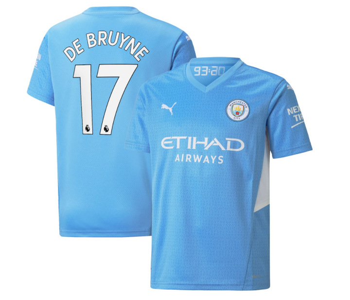 CAMISETA DE BRUYNE MANCHESTER CITY 2021/2022