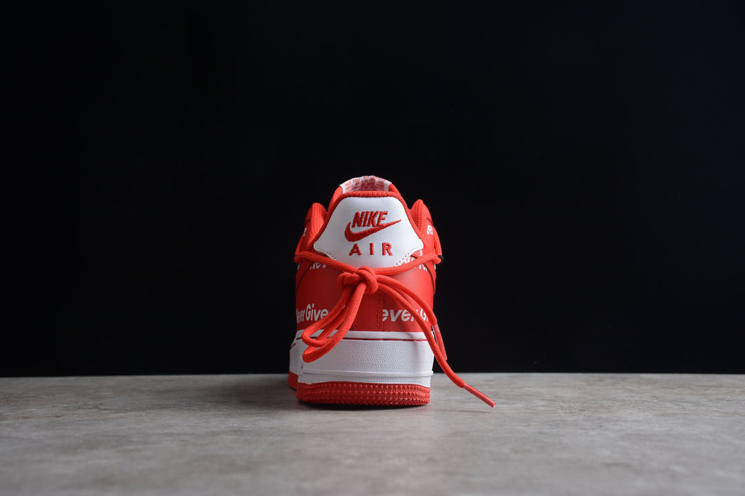 NEW AIR FORCE 1 RED AND WHITE