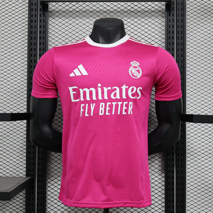 NEW CAMISETA VERSION PLAYER REAL MADRID ROSA 24/25