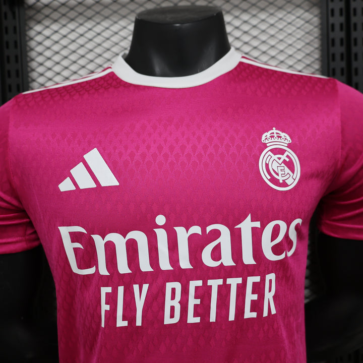 NEW CAMISETA VERSION PLAYER REAL MADRID ROSA 24/25