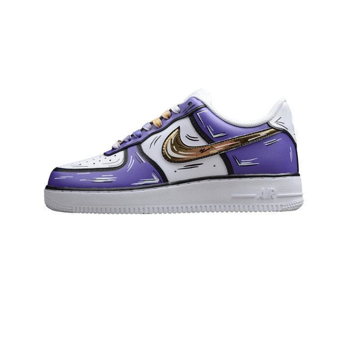 NEW AIR FORCE 1 PURPLE AND GOLD