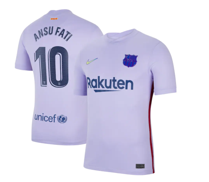 CAMISETA ANSU FATI FC BARCELONA 2021/2022