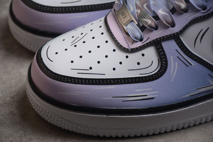 NEW AIR FORCE 1 PURPLE AND WHITE