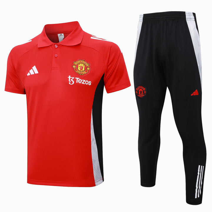 NEW MANCHESTER UNITED TRACKSUIT POLO 3º 24/25