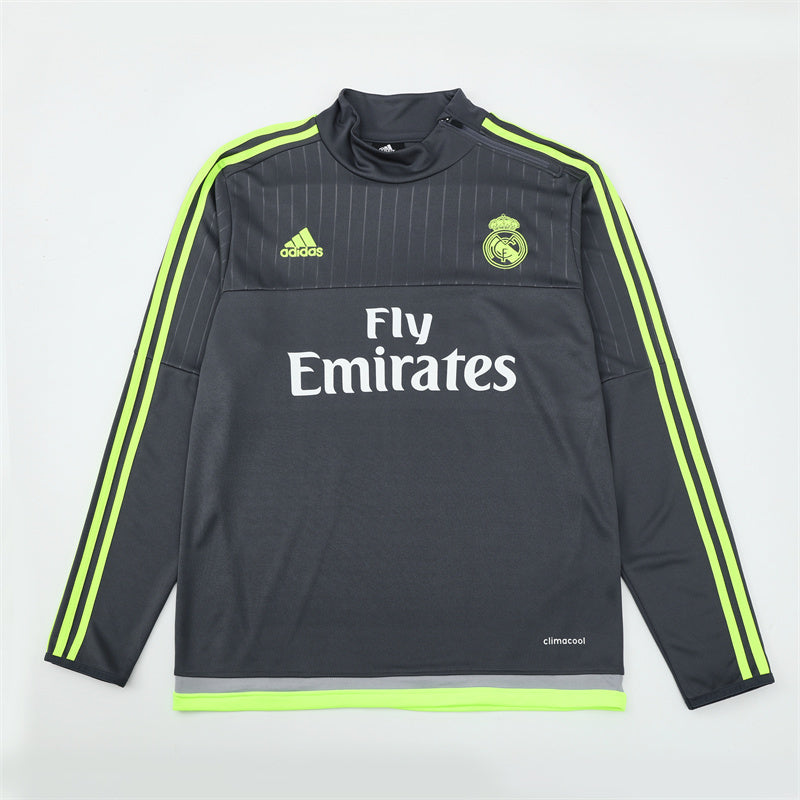NEW REAL MADRID TrackSuit Complete RETRO 2015/16