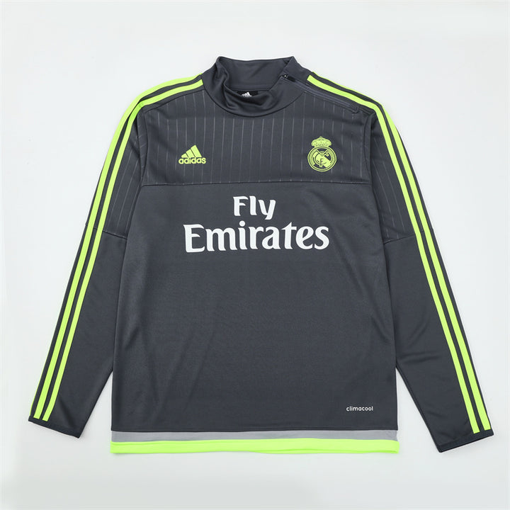 NEW REAL MADRID TrackSuit Complete RETRO 2015/16